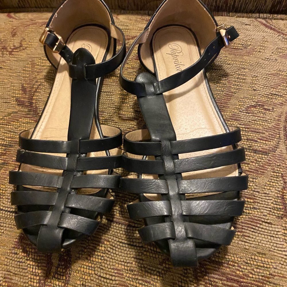 Black sandals